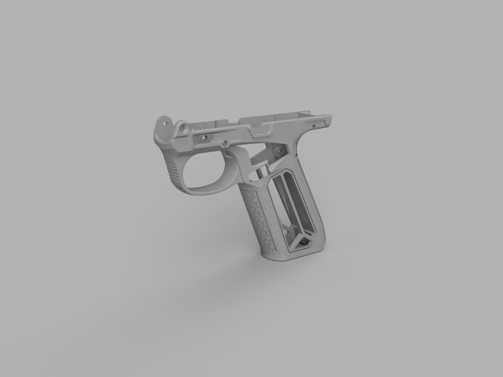 Rendering eines konstruierten AAP01 Lower Receivers